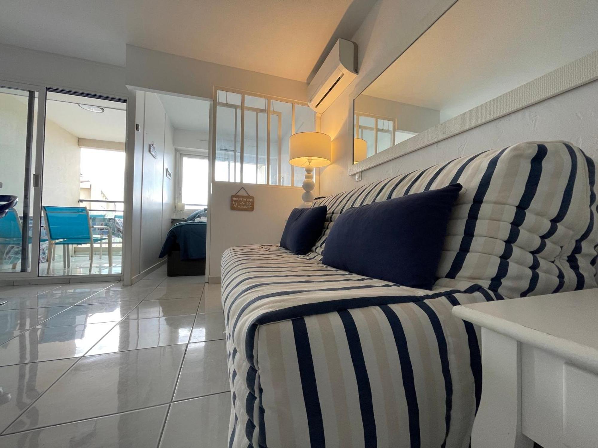 T2 Vue Mer Canet Plage - Le Petit Paradis ภายนอก รูปภาพ